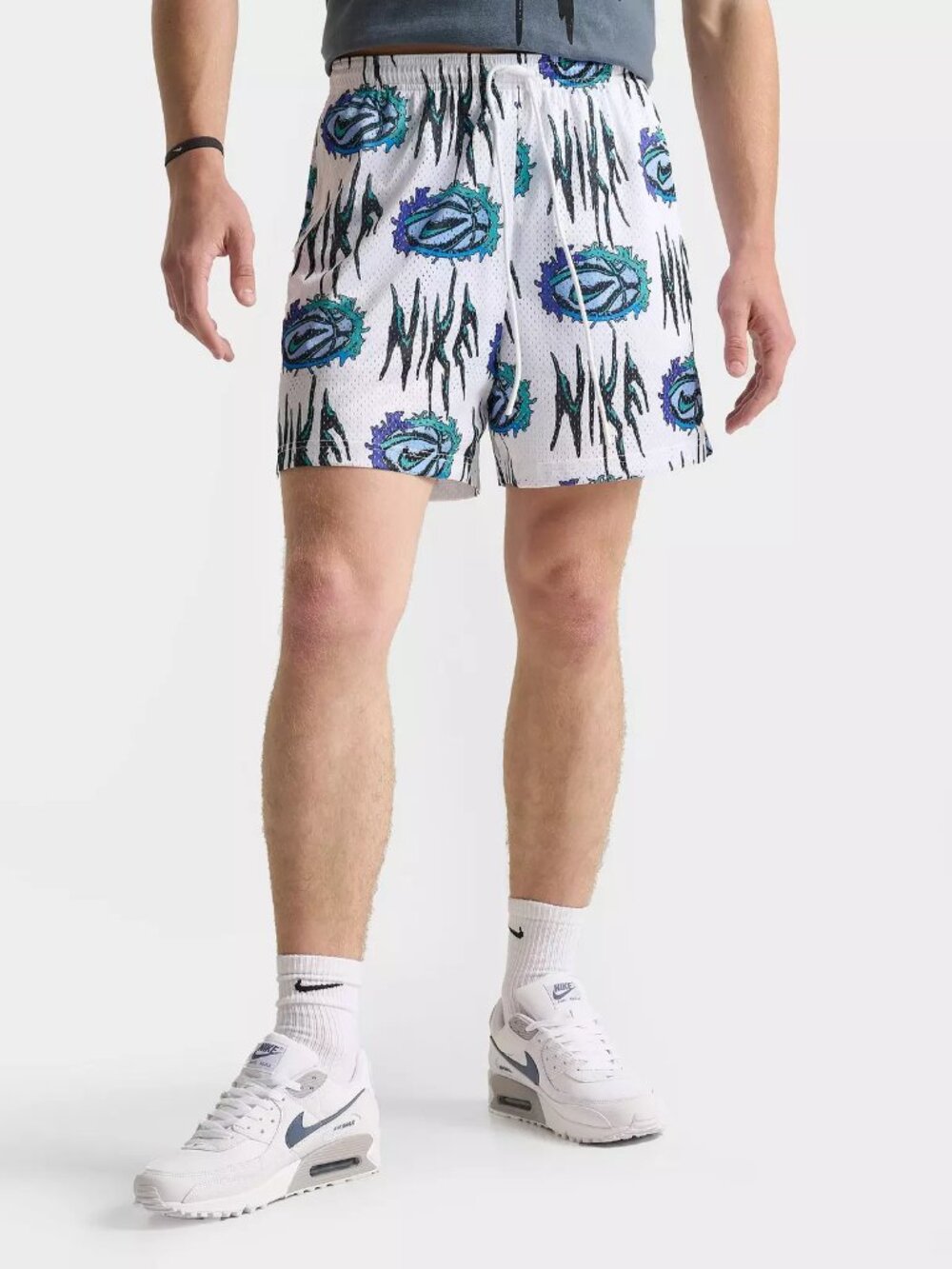 Nike Practice Mesh Dri-FIT Men’s Basketball 5” Shorts - White HV6423-100